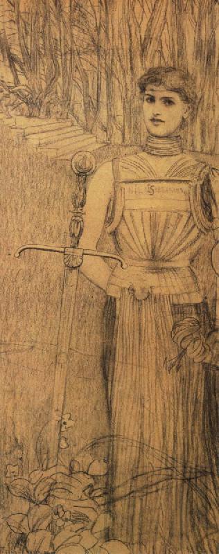 Fernand Khnopff Design for frontispiece for the works of Auguste Villiers de L Isle-d-Adam oil painting picture